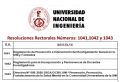 Resoluc. Rectorales: 1041-1042-1043 del Año 2020