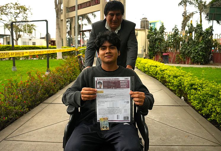 &ldquo;Me enamor&eacute; de la UNI&rdquo;: postulante chiclayano rinde examen escolar 2026-1 pese a ser operado 48 horas antes