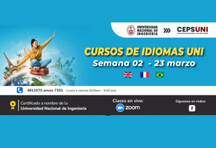 (CEPS - UNI) / Cursos de idiomas UNI - semana 02 - 23 marzo