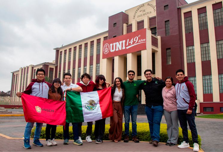 UNI recibe a estudiantes de universidades nacionales e internacionales promoviendo el intercambio acad&eacute;mico y cultural