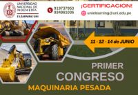 E-Learning FIM UNI invita a participar en el siguiente evento: I CONGRESO EN MAQUINARIA PESADA