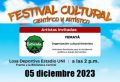 RSDSUNI - UNIDAD DE CENTRO CULTURAL INVITA AL FESTIVAL CULTURAL CIENTÍFICO Y ARTÍSTICO | 05 DE DICIEMBRE