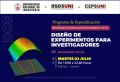 RSDS UNI / CEPS / DISE&Ntilde;O DE EXPERIMENTOS PARA INVESTIGADORES / INICIO DE CLASES: 02 DE JULIO