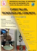 Curso Taller de Tecnología de Concreto