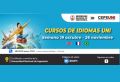 (CEPS - UNI) / Cursos de idiomas UNI - semana 19 octubre - 26 noviembre