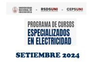 RSDS UNI / Programa de cursos especializados en electricidad Setiembre