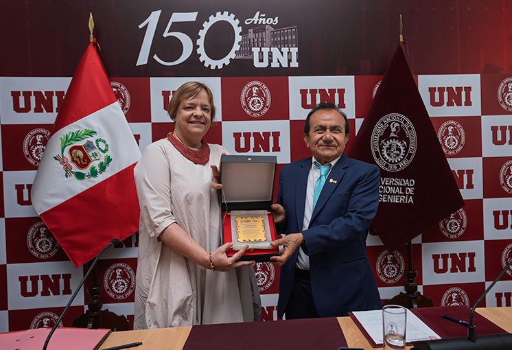 Visita institucional de la Embajadora de Alemania a la UNI fortalece lazos acad&eacute;micos y promueve la ense&ntilde;anza del idioma alem&aacute;n