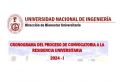 COMUNICADO DE LA DIRECCI&Oacute;N DE BIENESTAR UNIVERSITARIO: PROCESO DE LA CONVOCATORIA A LA BECA DE RESIDENCIA UNIVERSITARIA 2024-1