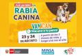 CAMPAÑA DE VACUNACIÓN ANTIRRÁBICA CANINA - VAN CAN 2025 | Fecha 23 y 24 de Agosto