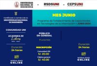 RSDS UNI / Cursos especializados - Cronograma mes de Junio