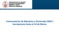La Unidad de Posgrado de la FIQT de la  UNI, ha programado las Convocatorias de Maestr&iacute;as y Doctorado 2026-I | Inscripciones hasta el 14 de Marzo