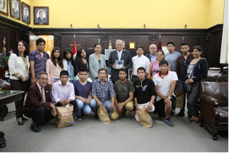 Estudiantes de la Universidad Técnica de Oruro visitaron la UNI