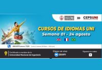 (CEPS - UNI) / Cursos de idiomas UNI - semana 01 - 24 agosto