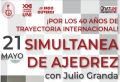 SIMULTANEA DE AJEDREZ CON EL GRAN MAESTRO JULIO GRANDA