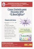 Libre Office, Curso Gratuito para Docentes UNI