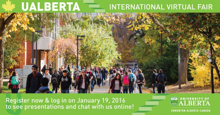 HOY: Feria virtual sobre programas de pregrado y de postgrado de la University of Alberta