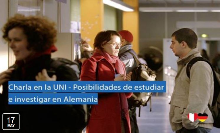 UNI: Charla informativa sobre oportunidades de estudio y posibilidades de becas en Alemania