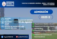 Maestrías que ofrece la Unidad de Posgrado FIGMM | Examen de Admisión 2025-2 - 23 de Agosto