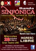 Concierto de la Banda Sinfónica del conservatorio Nacional de Música