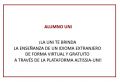 ALUMNO UNI: ¡LA UNI TE BRINDA LA ENSEÑANZA DE UN IDIOMA EXTRANJERO DE FORMA VIRTUAL Y GRATUITO A TRAVÉS DE LA PLATAFORMA ALTISSIA-UNI!