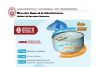 La Unidad de Recursos Humanos ha programado en el marco del plan de Bienestar Social 2025: la 8ava. Feria Alimenticia “COME RICO, COME SANO” | Fecha 22 de Octubre