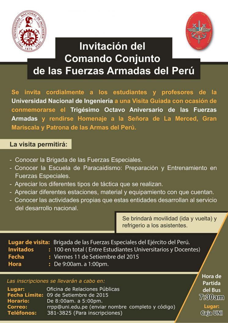 Evento Fuerzas Armadas