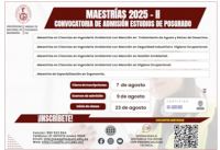 Convocatoria de Admisión Estudios de Posgrado de la Unidad de Posgrado de la FIA: MAESTRÍA 2025-II  | Fecha de Cierre de inscripciones 07 de Agosto