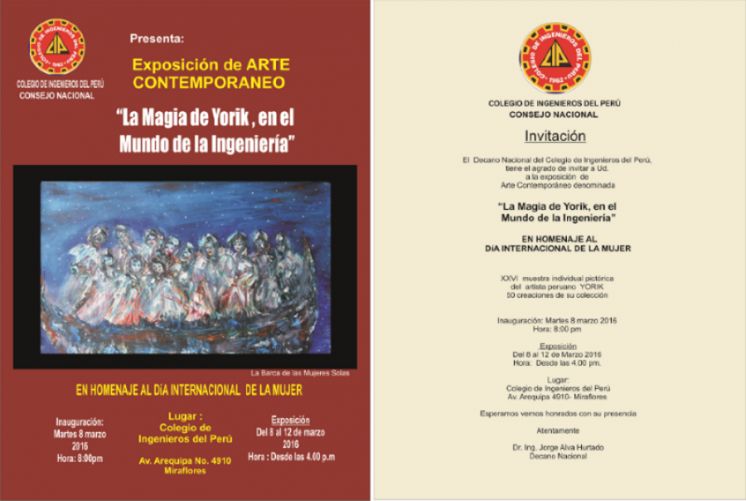 Exposición de Arte  &quot;La Magia de Yorik, en el mundo de la ingeniería&quot;