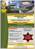 Energía Solar, Especialización Profesional