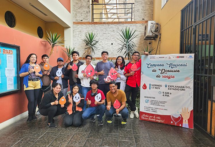 Universitarios de la UNI lideran iniciativa de donaci&oacute;n de sangre