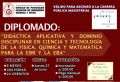 Unidad de Posgrado de la FIQT: DIPLOMADO: &ldquo;DID&Aacute;CTICA APLICATIVA Y DOMINIO DISCIPLINAR EN CIENCIA Y TECNOLOG&Iacute;A DE LA F&Iacute;SICA, QU&Iacute;MICA Y MATEM&Aacute;TICA PARA LA EBR Y LA EBA&ldquo; | Inicio 27 de Junio