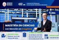 FIM-UP: Admisi&oacute;n 2026-1 &ndash; Maestr&iacute;a en Ciencias con Menci&oacute;n en Energ&eacute;tica | Examen 22 de marzo