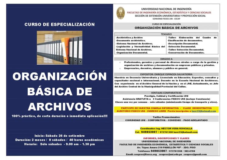 Organización Básica de Archivos