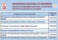 Programas de Especialización del Instituto de Gestión de Calidad de la FIIS