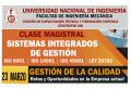 CLASE MAGISTRAL: SIG Sistemas Integrados de Gestión