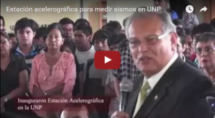 Estaci&oacute;n acelerogr&aacute;fica para medir sismos en UNP