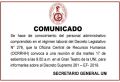 COMUNICADO PARA EL PERSONAL ADMINISTRATIVO UNI COMPRENDIDO EN EL RÉGIMEN LABORAL DEL DECRETO LEGISLATIVO N° 276