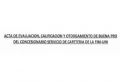 ACTA DE EVALUACIÓN, CALIFICACIÓN Y OTORGAMIENTO DE BUENA PRO DEL CONCESIONARIO SERVICIO DE CAFETERÍA DE LA FIM-UNI