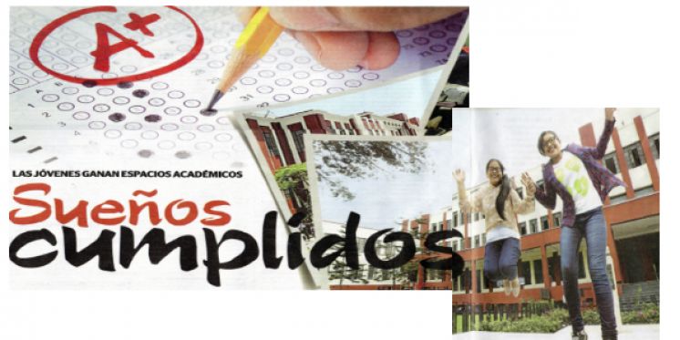 Diario El Peruano: Las jóvenes ganan espacios académicos SUEÑOS CUMPLIDOS