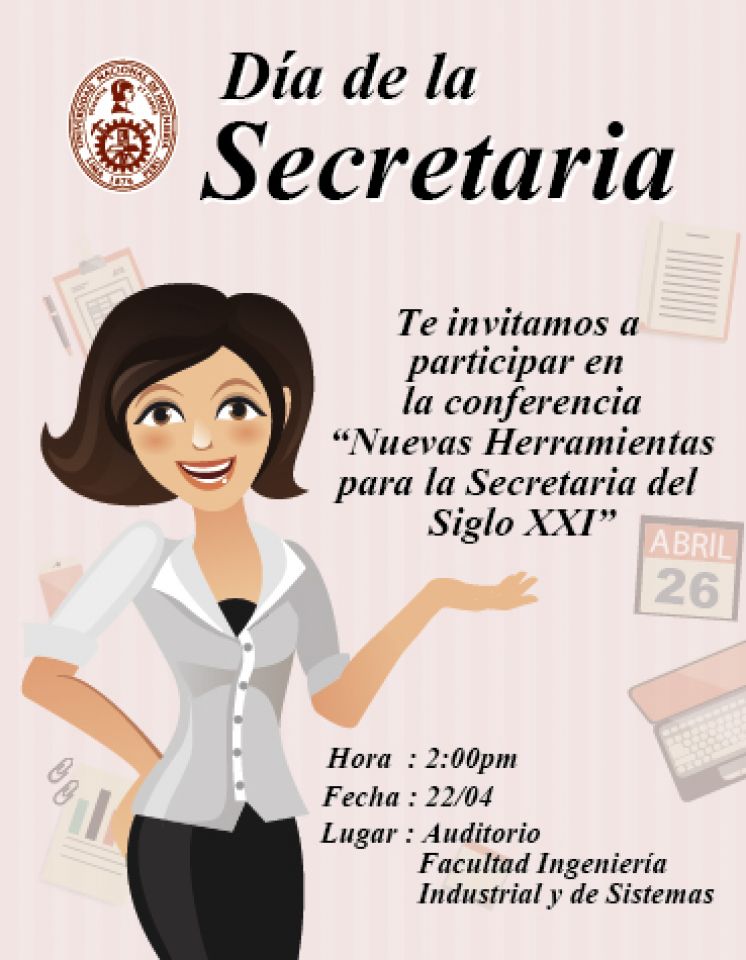 Saludo e invitación por el Día de la Secretaria