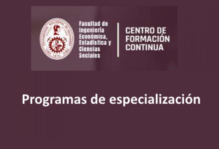 Programas de especializaci&oacute;n del Centro de Formaci&oacute;n Continua de la FIEECS