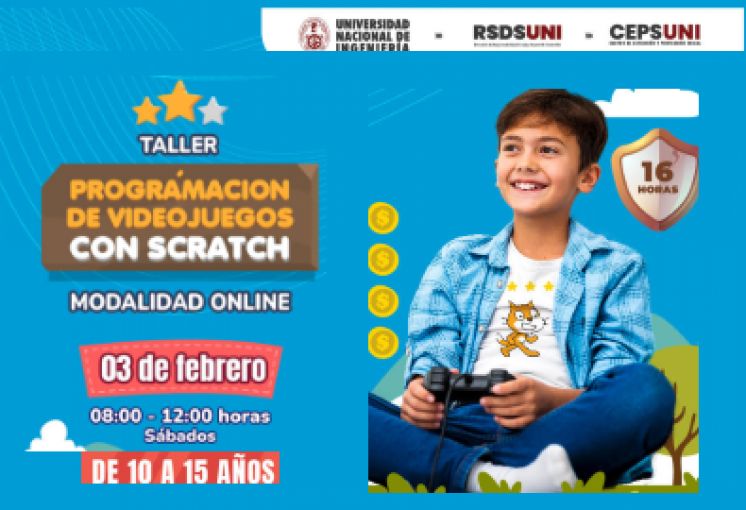 (CEPS - UNI) / Programación de Videojuegos con Scratch | Inicio 03 de Febrero