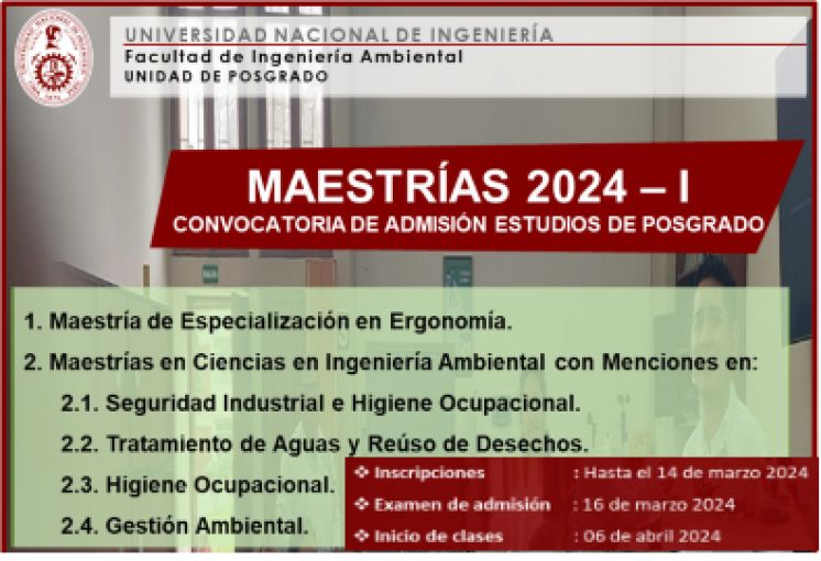 Convocatoria del Proceso de Admisión Maestrías FIA 2024 - I | Inscripciones hasta el 14 de Marzo del 2024