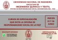 CURSOS DE ESPECIALIZACI&Oacute;N QUE DICTA LA OFICINA DE RESPONSABILIDAD SOCIAL DE LA FIQT | Inicios 15 y 16 de Junio