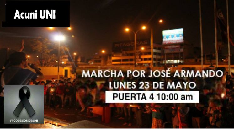 Marcha por José Armando - Organiza ACUNI