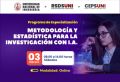 RSDS / CEPS Metodolog&iacute;a y Estad&iacute;stica para la Investigaci&oacute;n con I.A. | Inicio 03 de Febrero