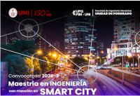 UNIDAD DE POSGRADO DE LA FIM: NUEVA APERTURA:: Convocatoria UNI 2026-2: Maestr&iacute;a en Ingenier&iacute;a con menci&oacute;n en Smart City
