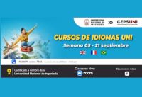 (CEPS - UNI) / Cursos de idiomas UNI - semana 05 - 21 septiembre