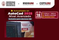 RSDS- UNI \ CEPS : ALUMNO UNI: Actualízate en Autocad Avanzado 2025 - Modalidad: Online / Inicio 16 noviembre