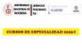 CURSOS DE ESPECIALIDAD 2025-I QUE SE DICTAN EN LA UNIDAD DE POSGRADO DE LA FIA